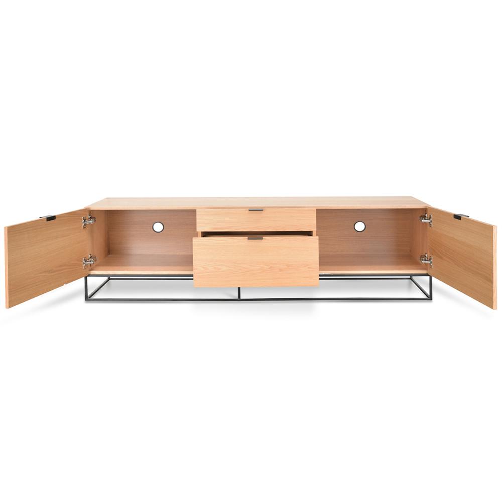 Thalia Entertainment TV Unit - Natural Oak - TV Units
