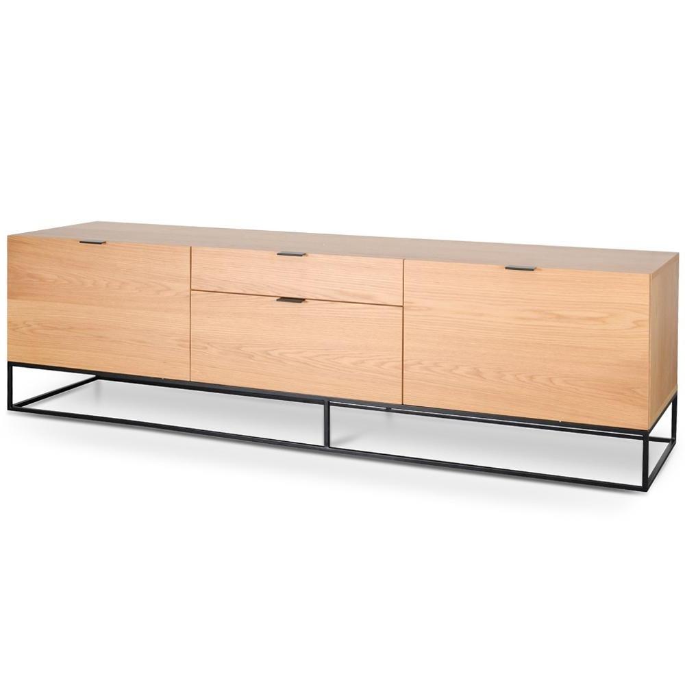 Thalia Entertainment TV Unit - Natural Oak - TV Units
