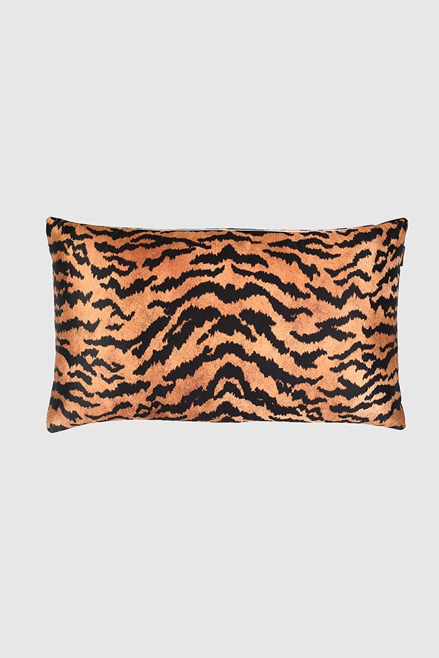 Tiger Printed Lumbar Pillow Cover - Pillow Covers