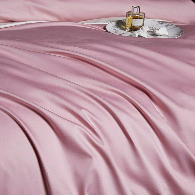 Triplo Bourdon Pink Duvet Cover Set (Egyptian Cotton) - Duvet Covers
