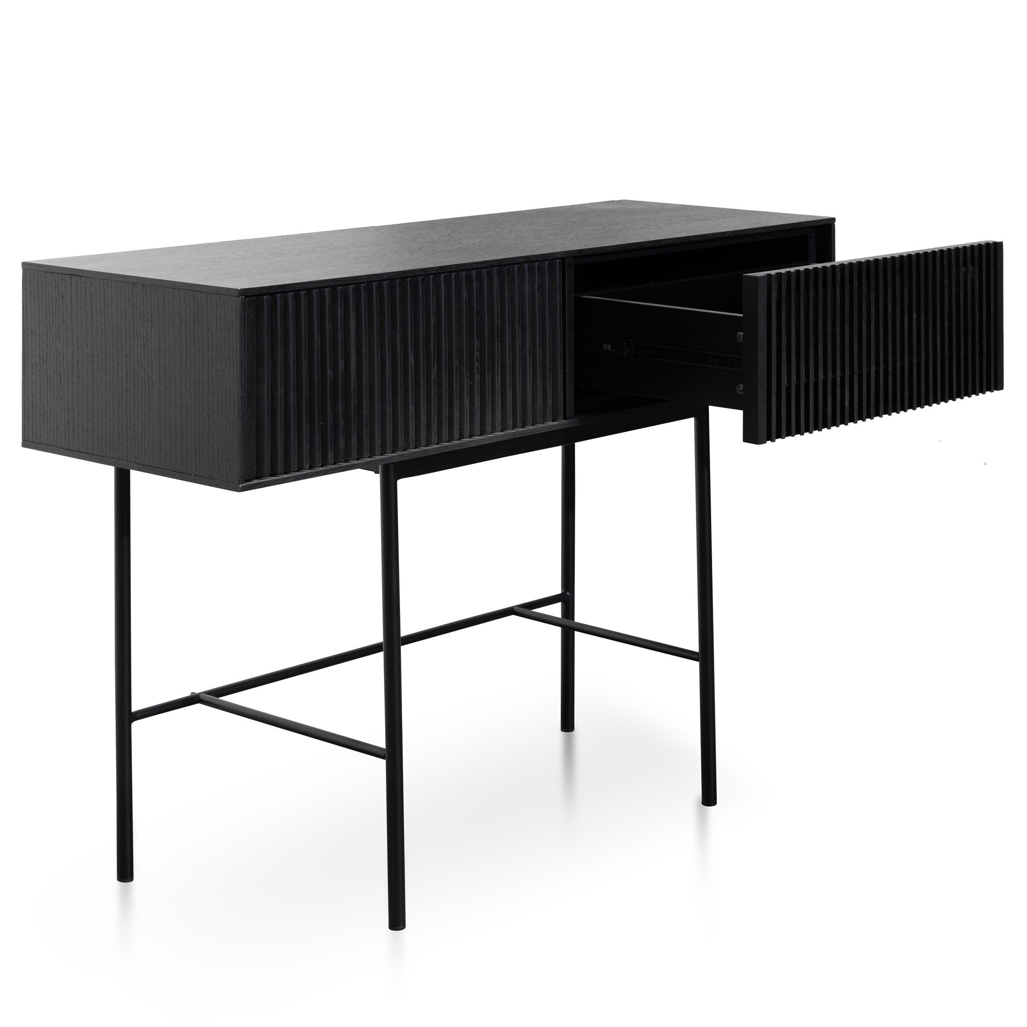 Tsubaki 1.2m Console Table - Black Oak - Console