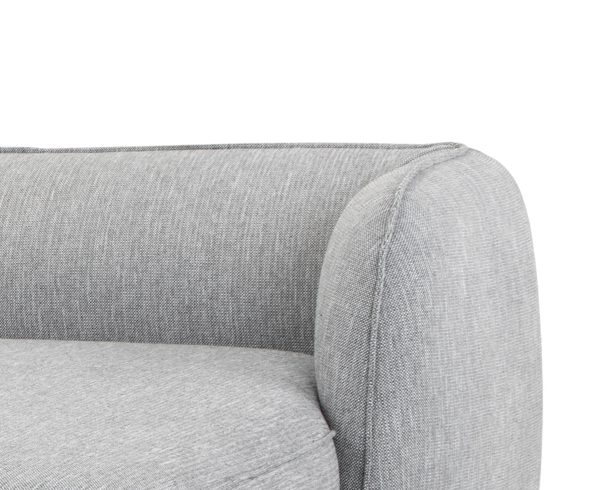 Tyler 3S Right Chaise Sofa - Graphite Grey - Sofas