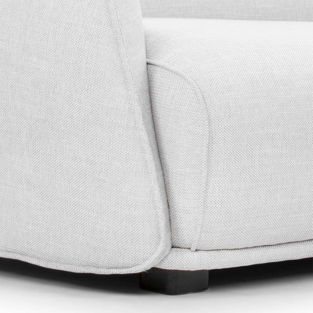 Tyler 3S Right Chaise Sofa - Light Texture Grey - Sofas