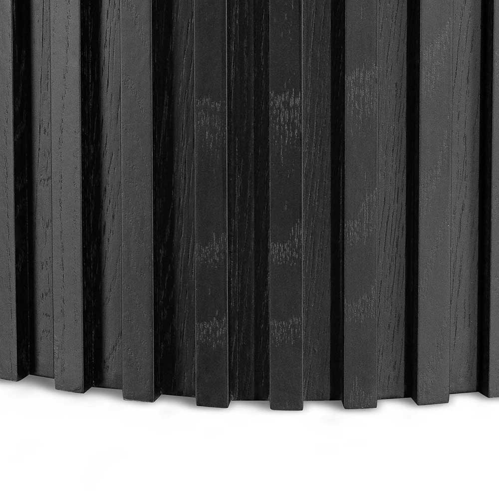 Vics 1.5m Wooden Round Dining Table - Black - Dining Tables