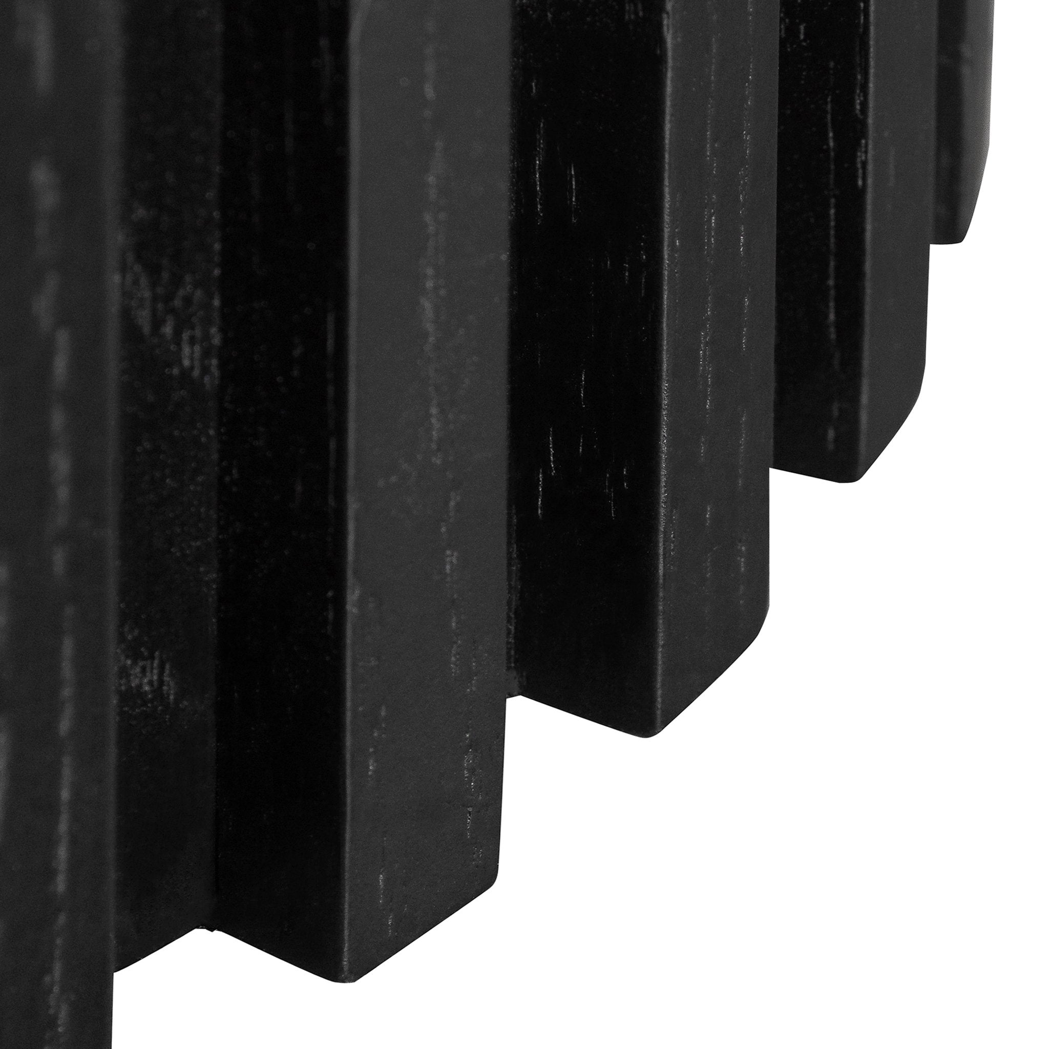 Vics 2.2m Wooden Dining Table - Black Oak - Dining Tables