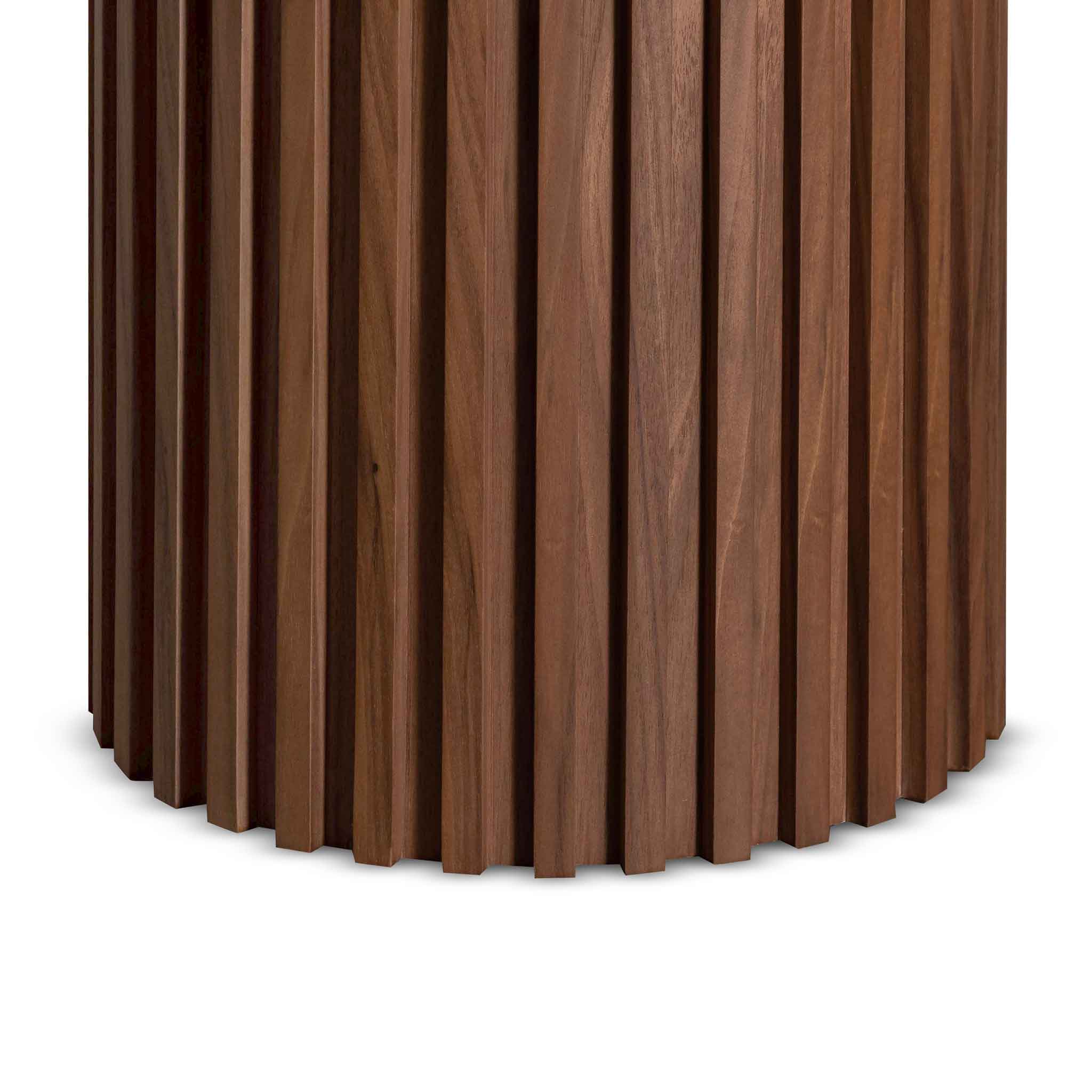 Vics 2.2m Wooden Dining Table - Walnut - Dining Tables