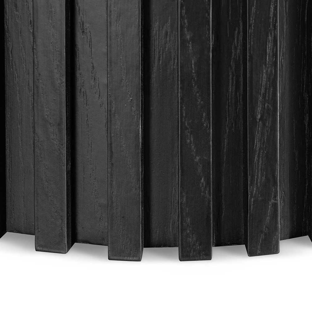 Vics 2.8m Wooden Dining Table - Black - Dining Tables