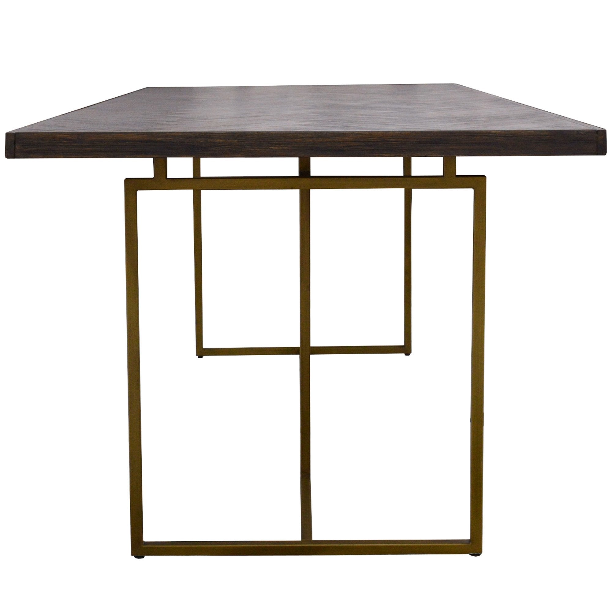 Vienno 2.1m Herringbone Dining Table - Walnut - Dining Tables