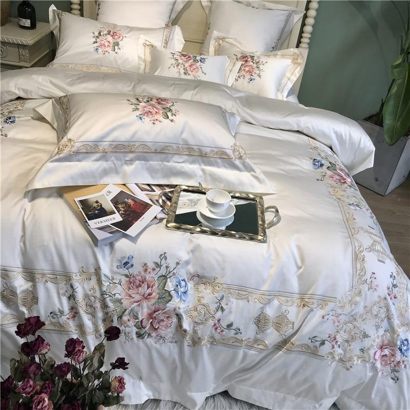 Vintage Rose Duvet Cover Set (Egyptian Cotton, 600 TC) - Duvet Covers