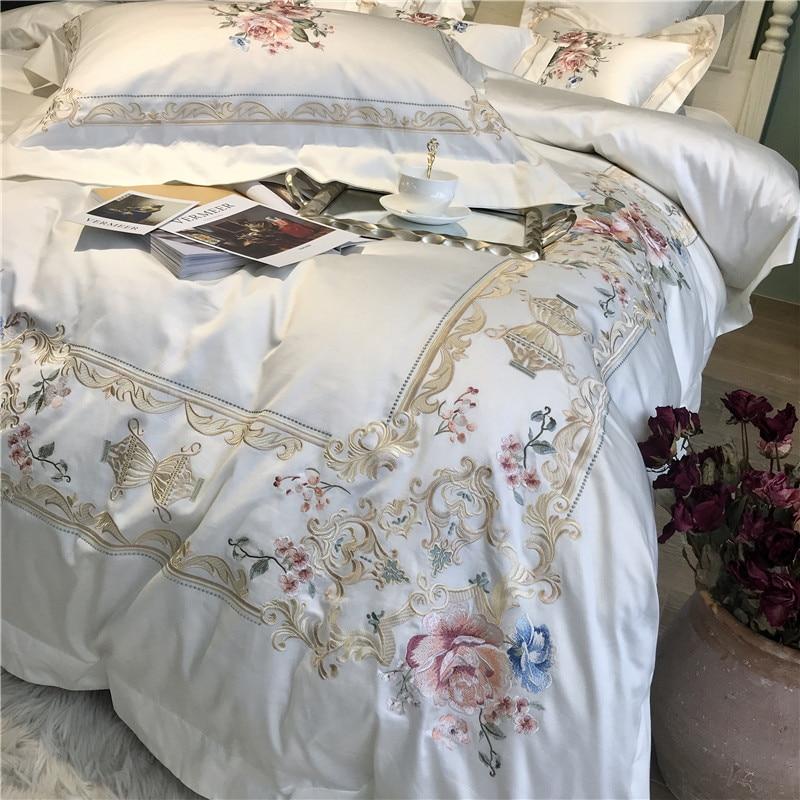 Vintage Rose Duvet Cover Set (Egyptian Cotton, 600 TC) - Duvet Covers