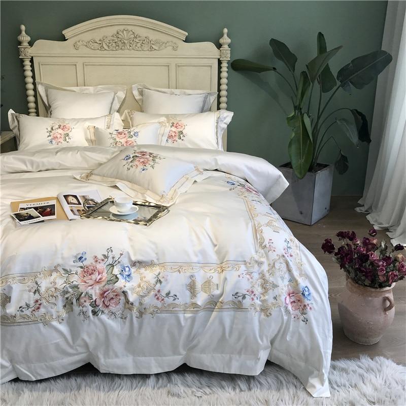 Vintage Rose Duvet Cover Set (Egyptian Cotton, 600 TC) - Duvet Covers