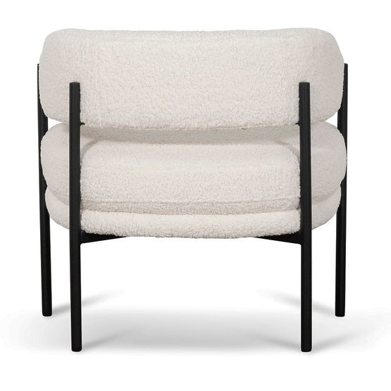 Warren Armchair Ivory White - Armchairs