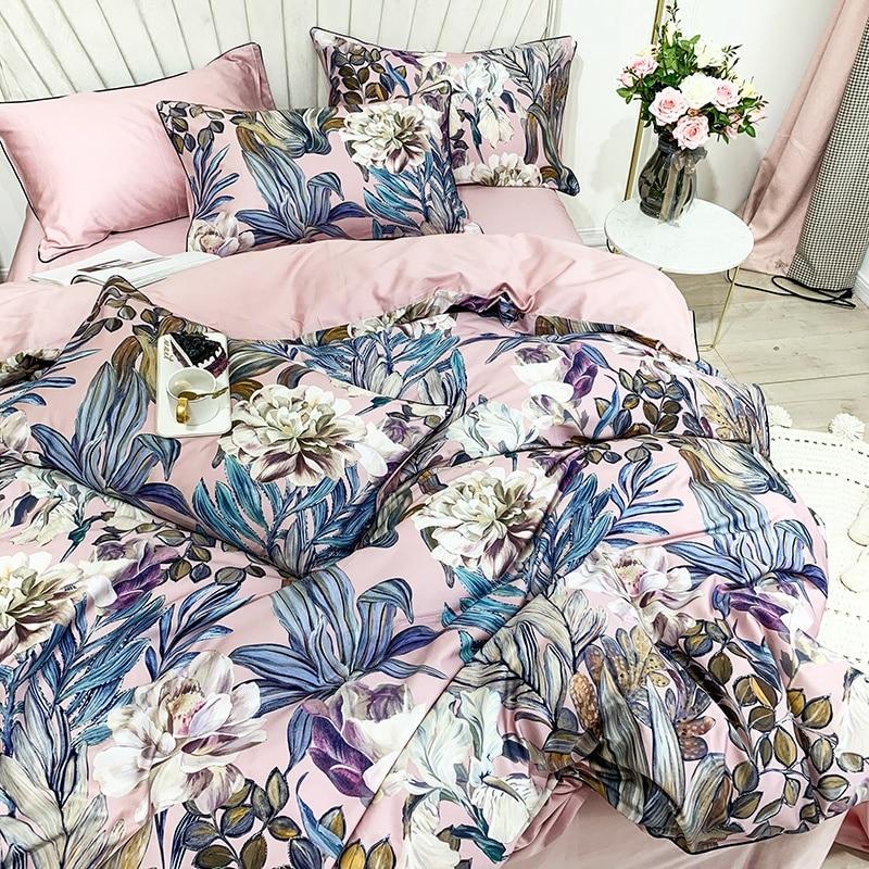 Woodland Pink Duvet Cover Set (Egyptian Cotton) - Duvet Covers