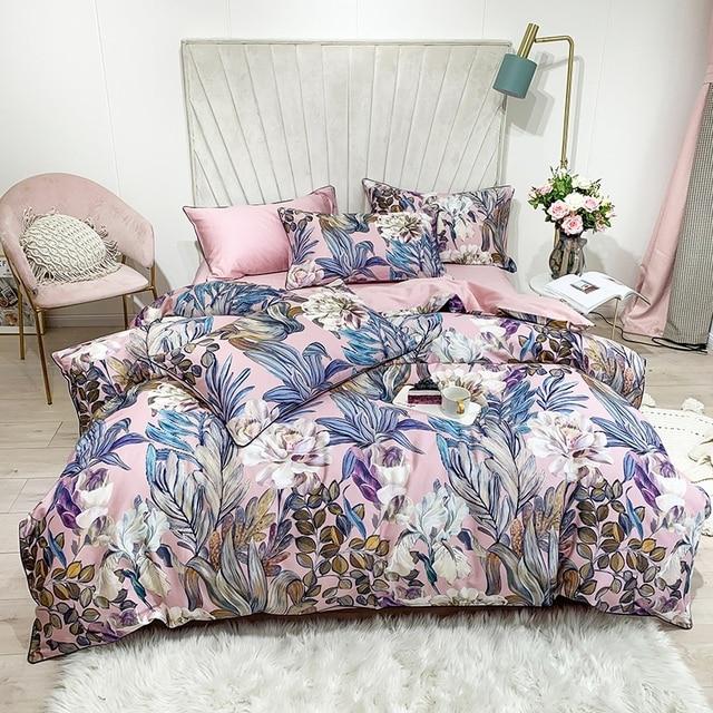Woodland Pink Duvet Cover Set (Egyptian Cotton) - Duvet Covers