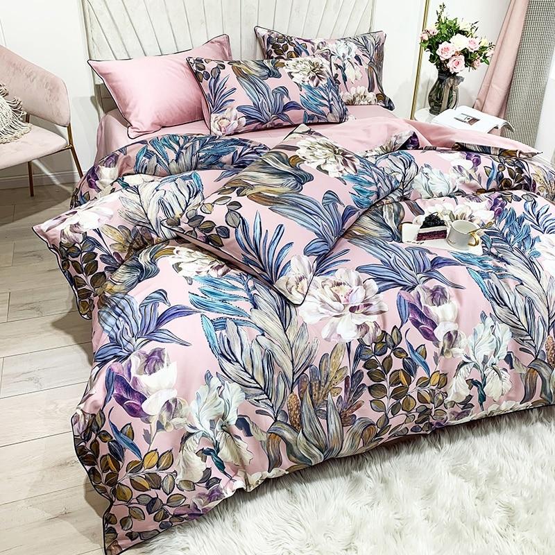 Woodland Pink Duvet Cover Set (Egyptian Cotton) - Duvet Covers
