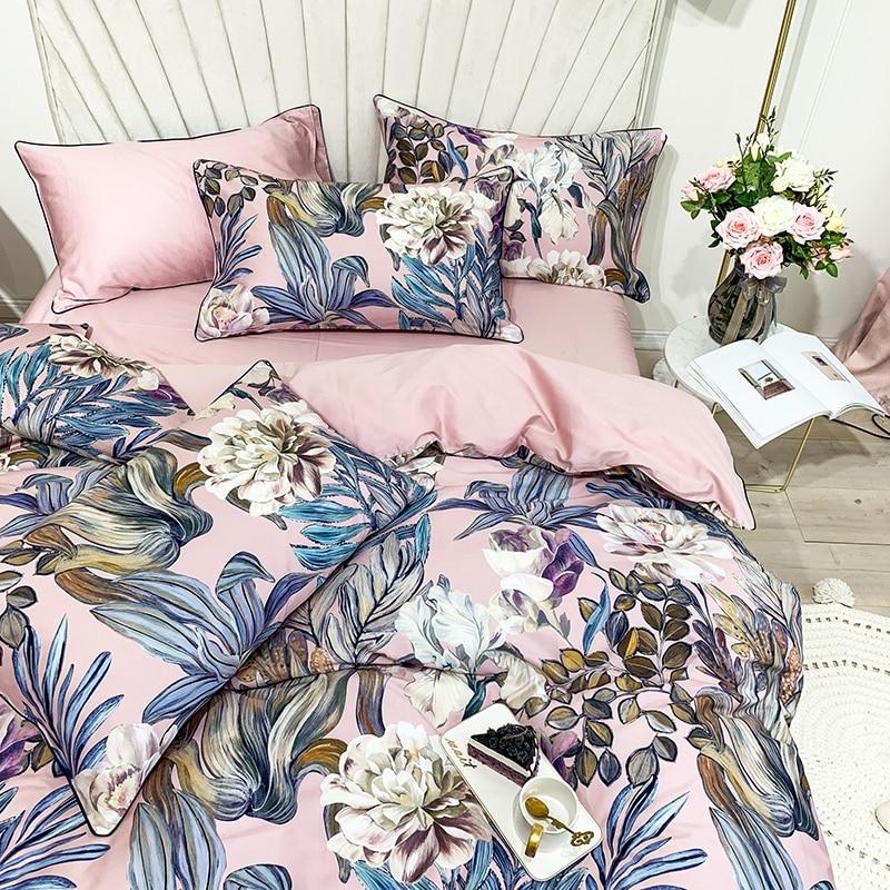 Woodland Pink Duvet Cover Set (Egyptian Cotton) - Duvet Covers
