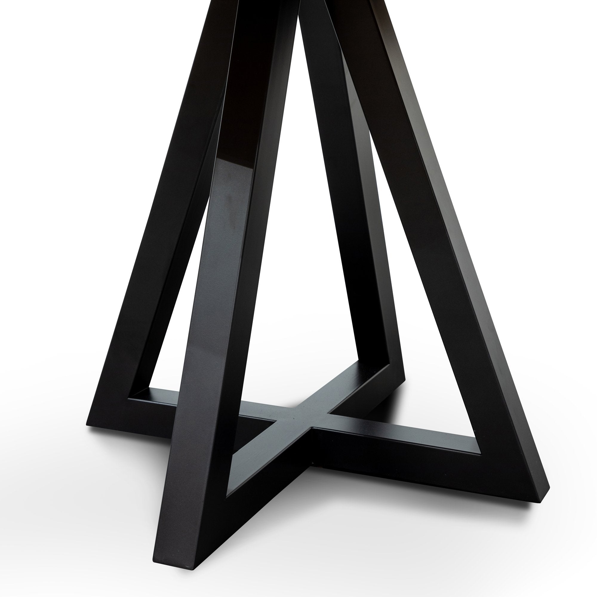 Yume 125cm Round Dining Table - European Knotty Oak and Peppercorn - Dining Tables