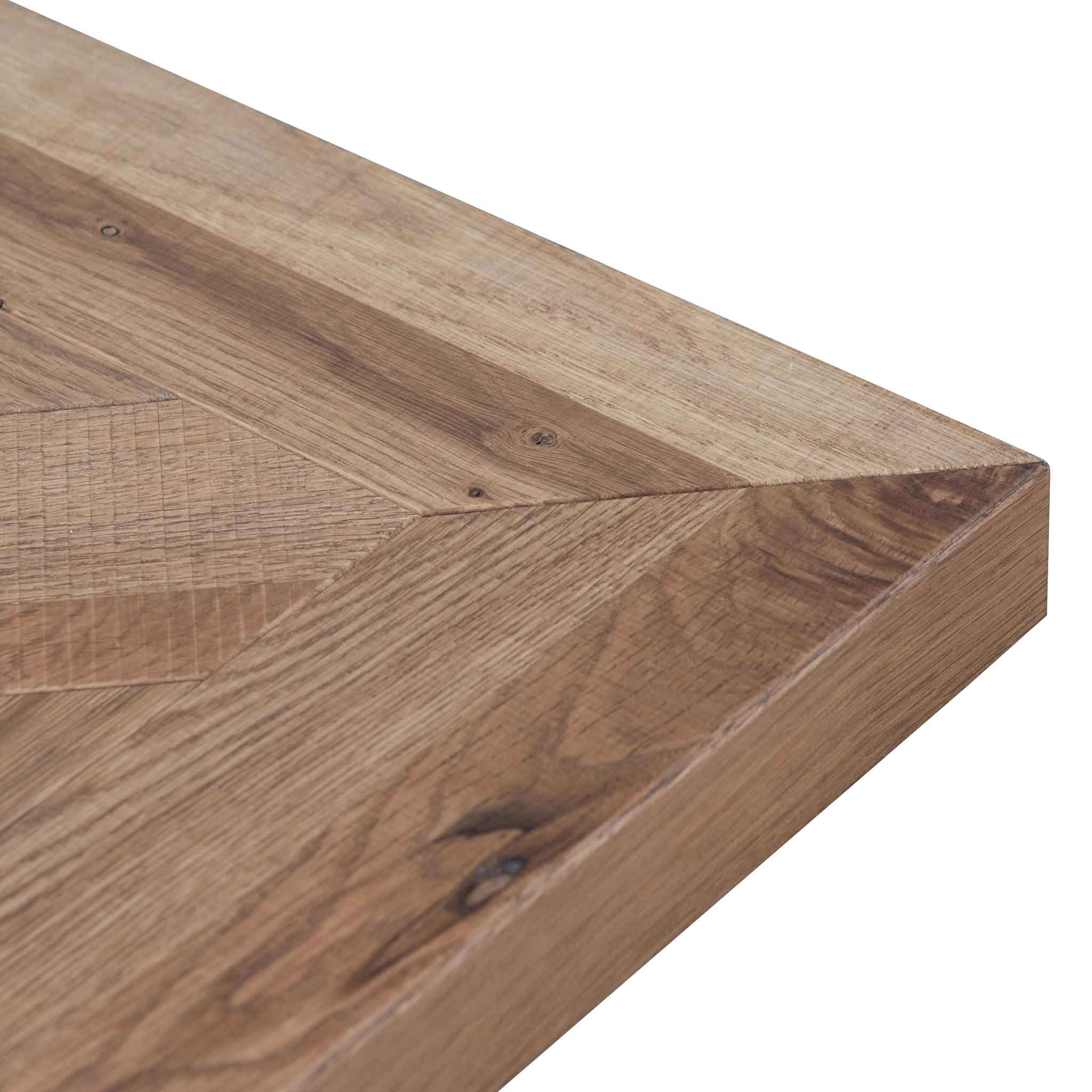 Yume Extendable Dining Table - European Knotty Oak and Peppercorn - Dining Tables