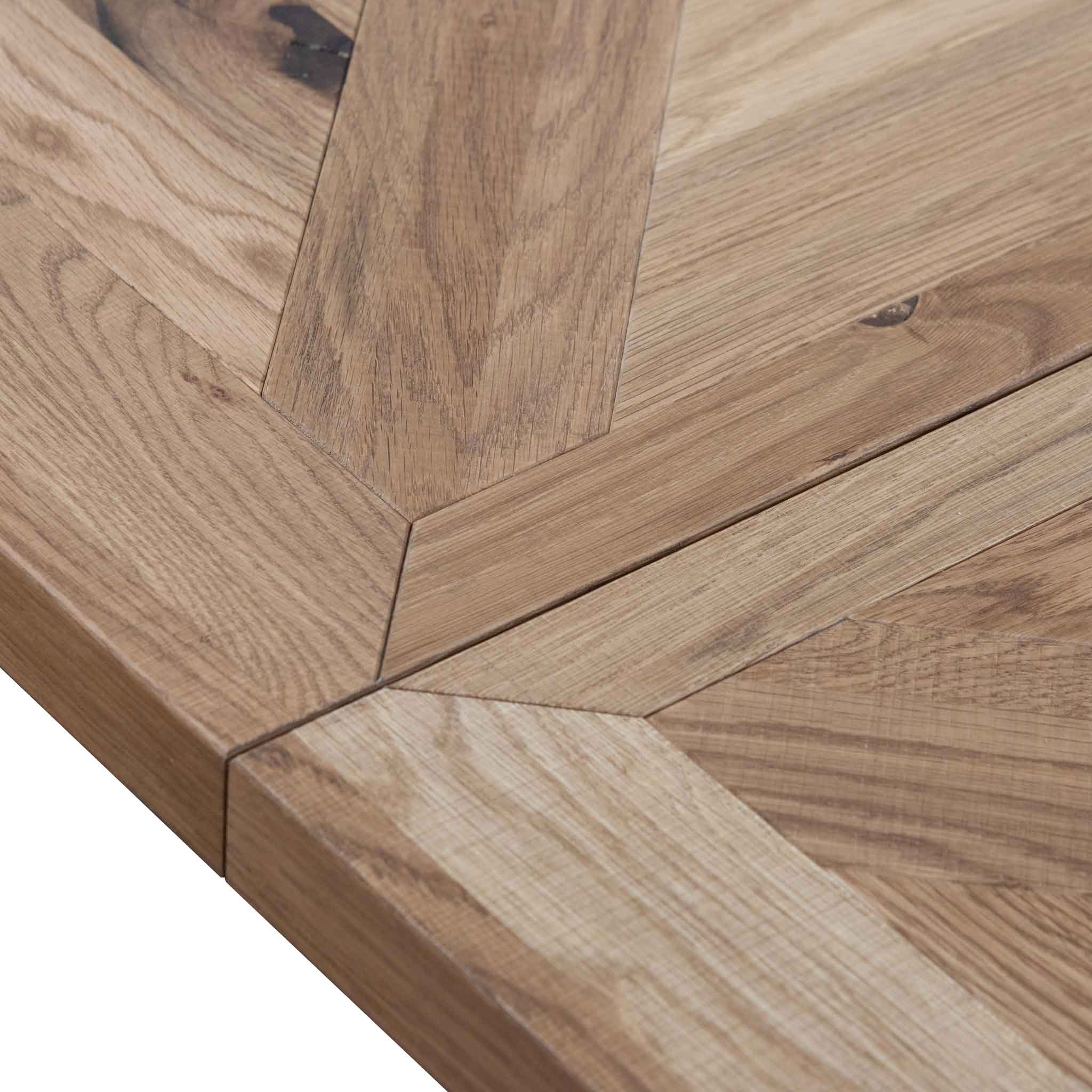 Yume Extendable Dining Table - European Knotty Oak and Peppercorn - Dining Tables