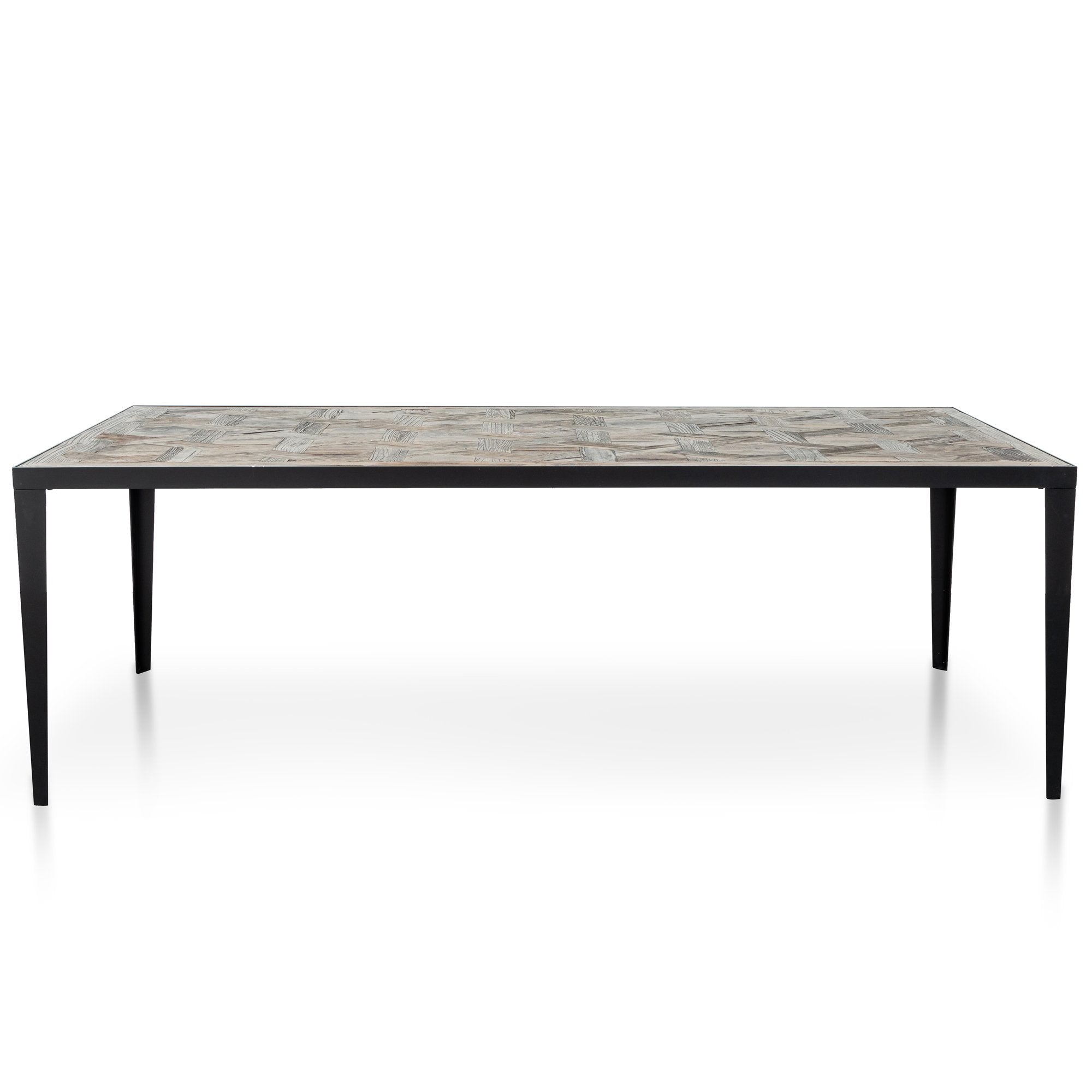 Zaydan Wooden Dining Table - Dark Natural - Dining Tables