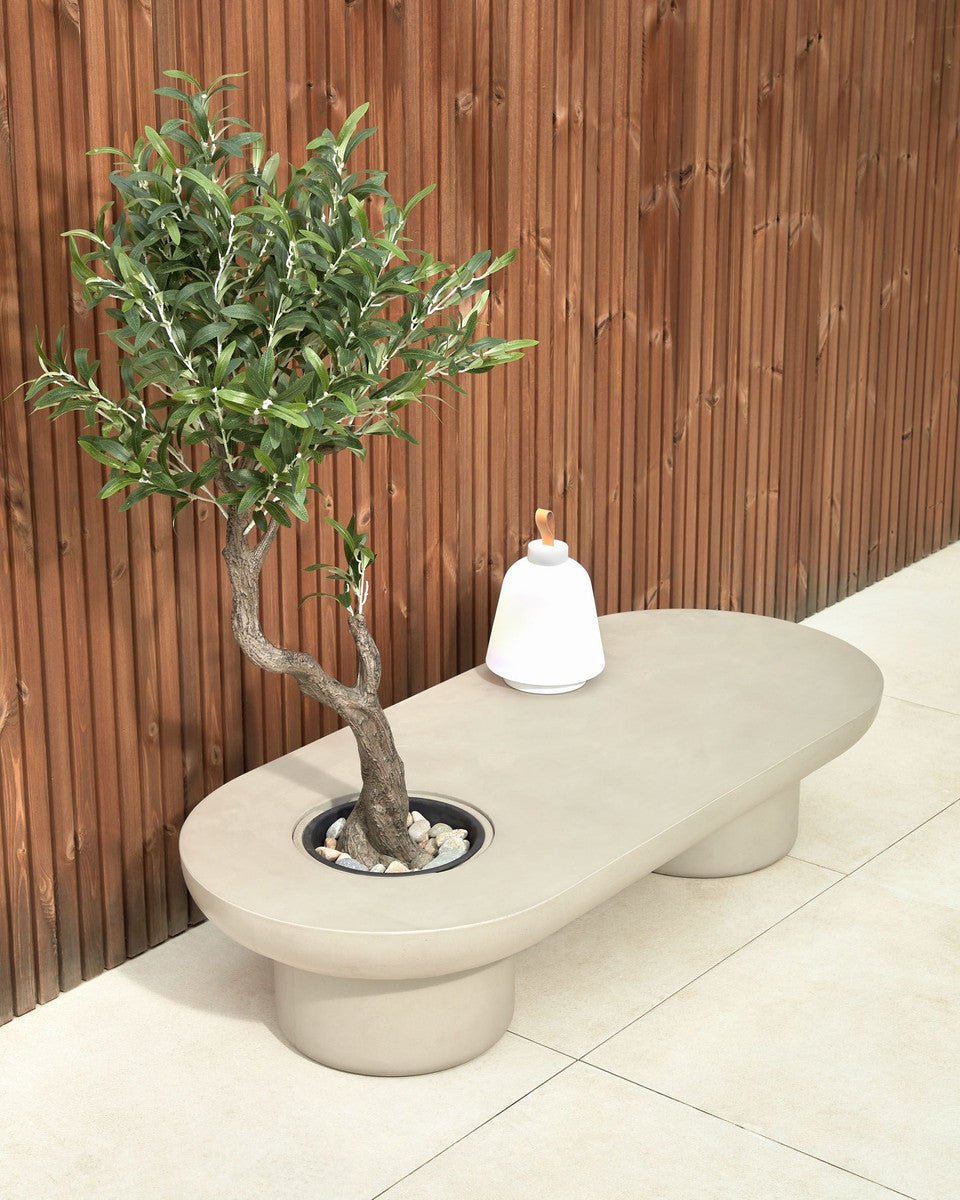 Zen Cement Outdoor Coffee Table - Coffee Table