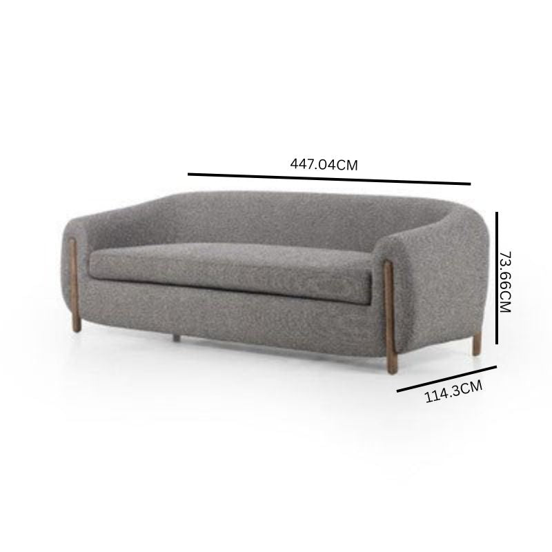 Athens Sofa / Premium Grey Jade Upholstery