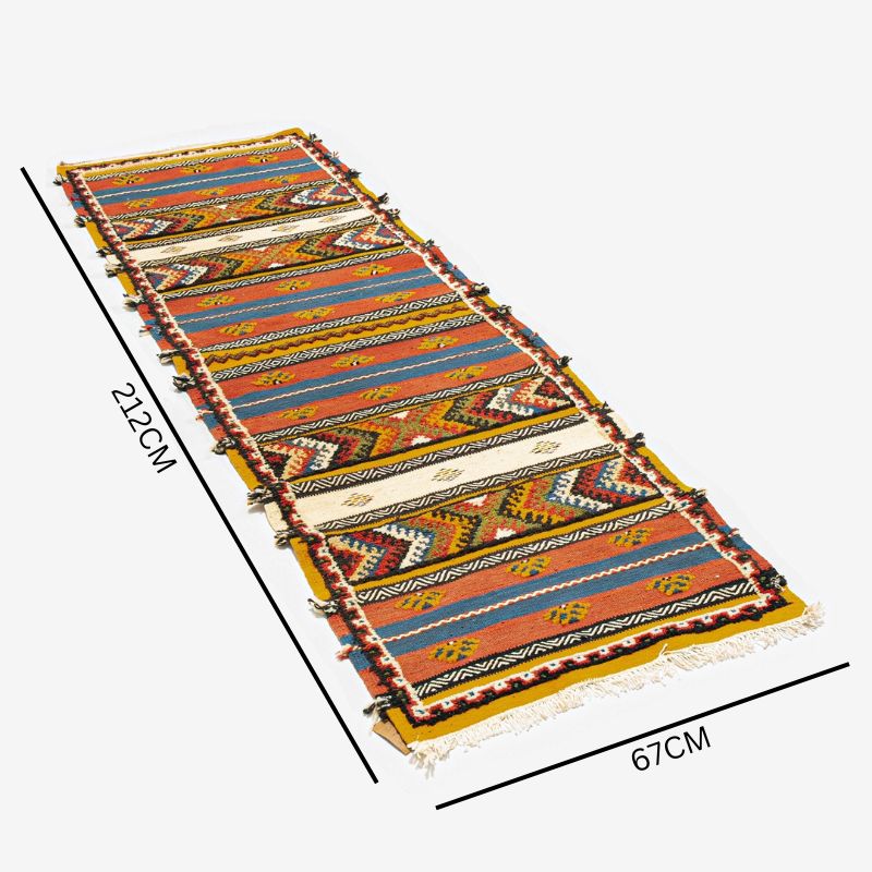 Berber Kilim Runner- Glawi Taznakht