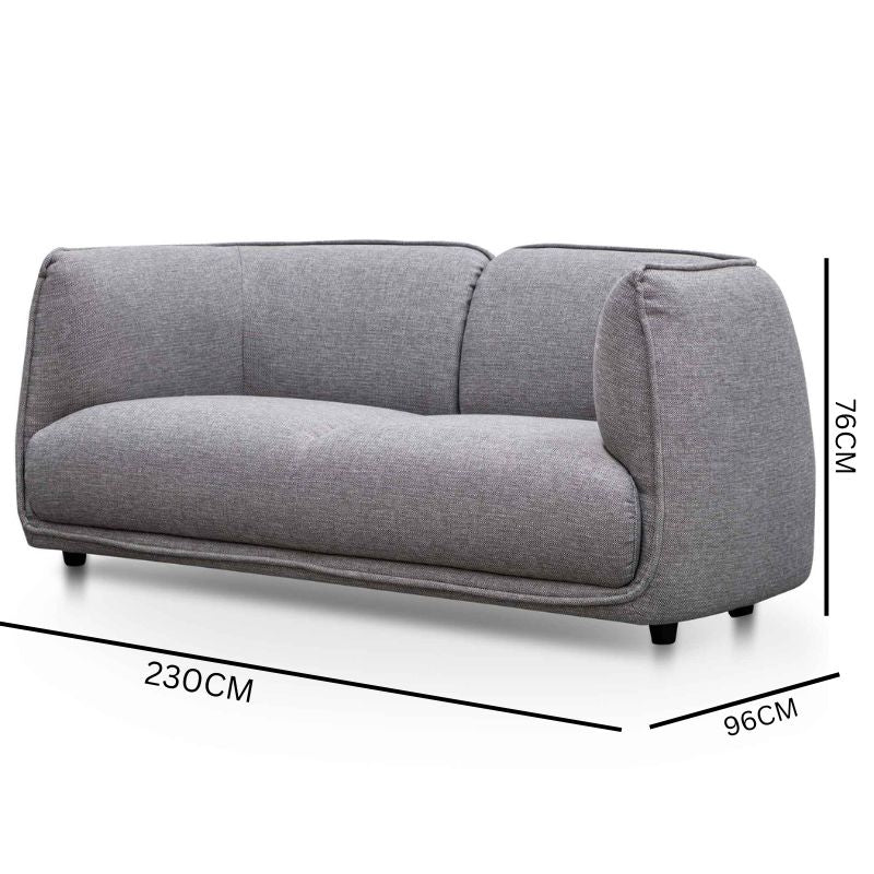 Christopher 2S  Sofa- Graphite Grey
