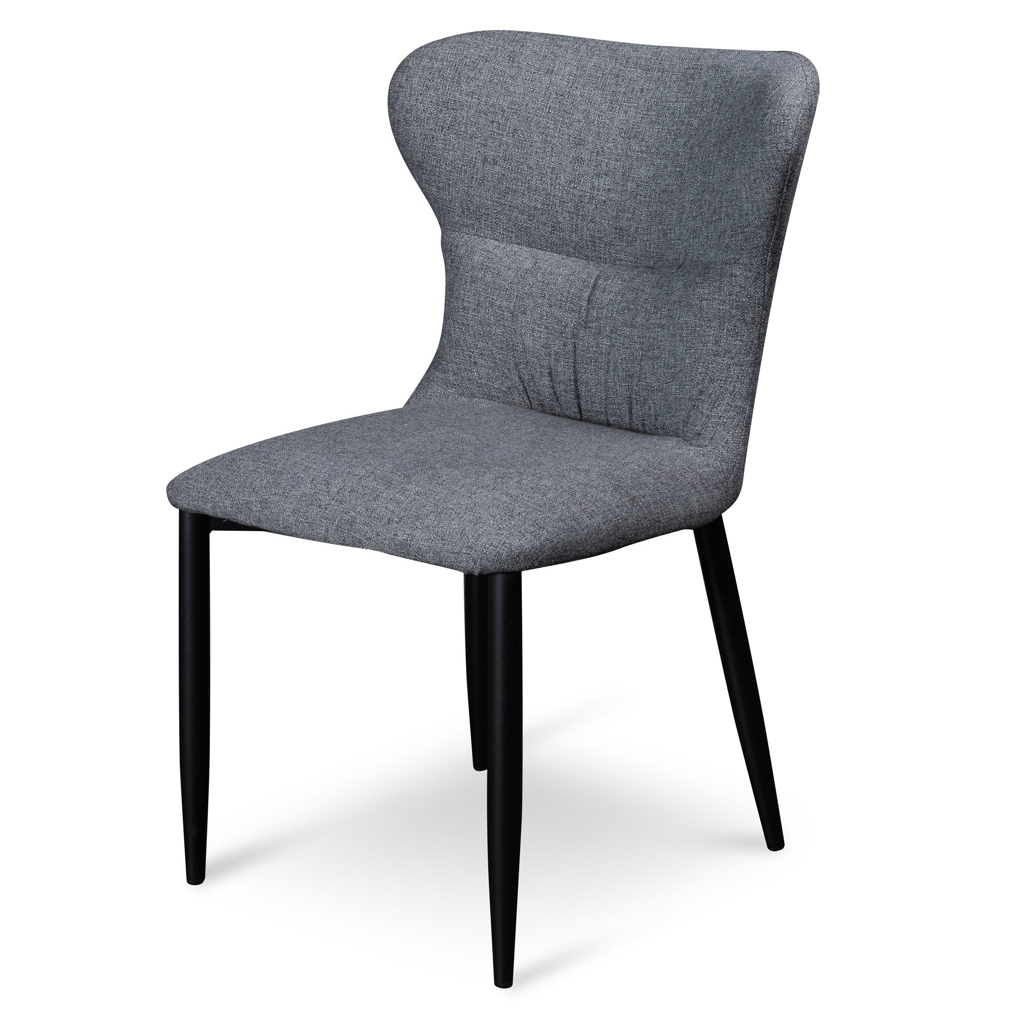 Anastasia Fabric Dining Chair - Pebble Grey
