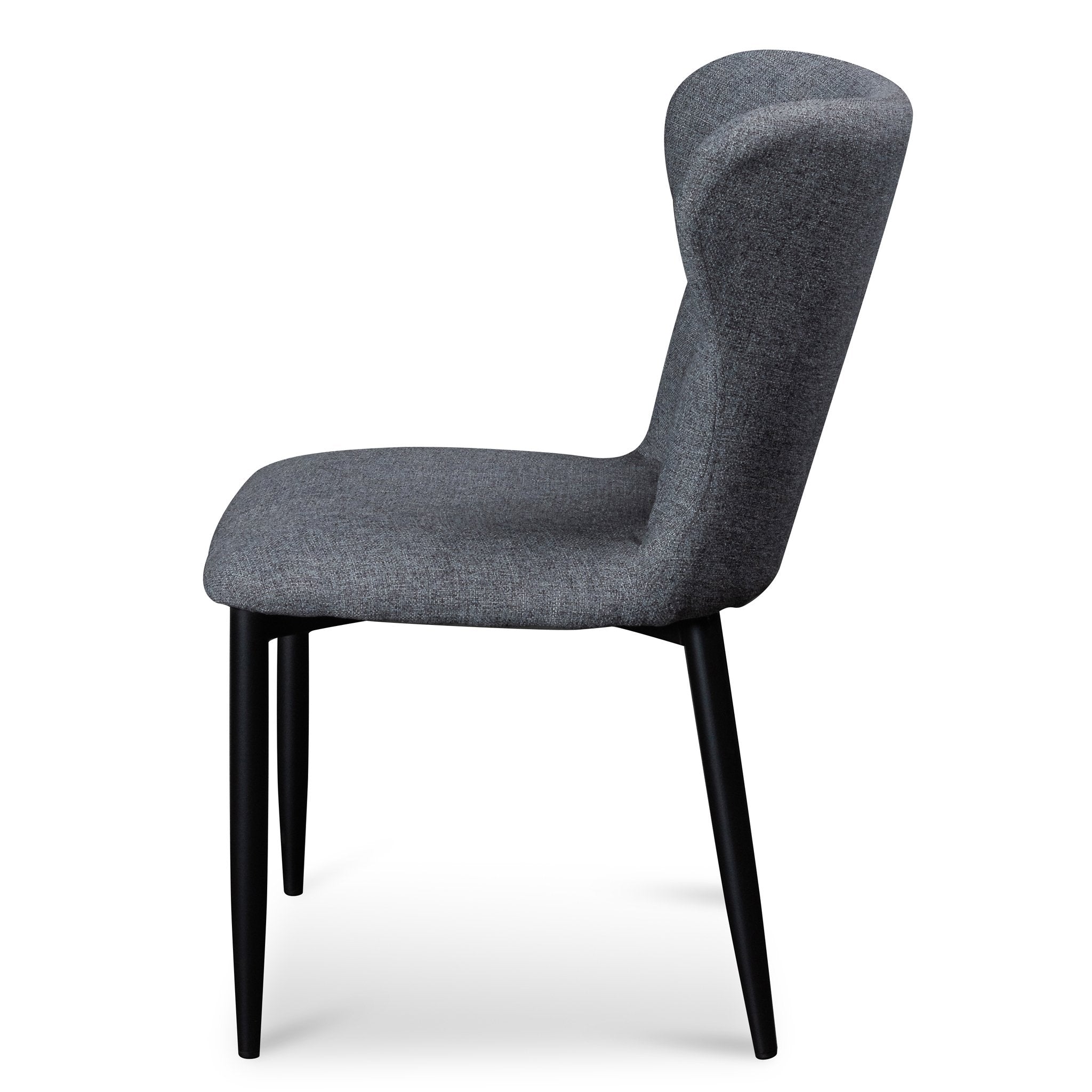 Anastasia Fabric Dining Chair - Pebble Grey