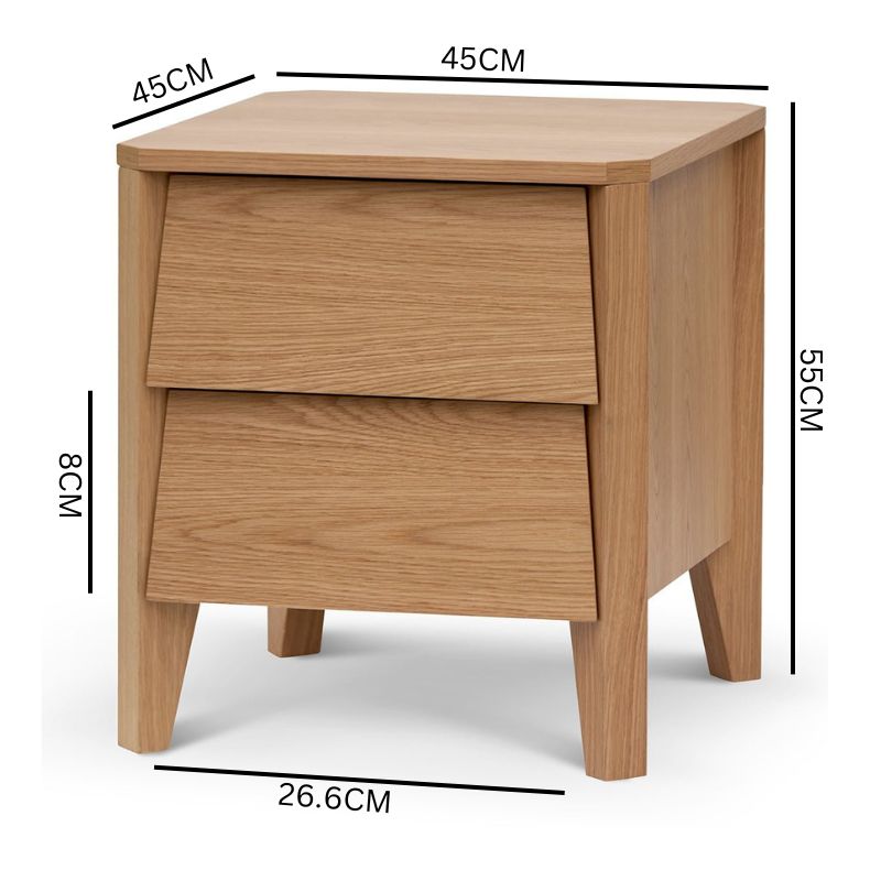 Dantes Bedside Table - Natural