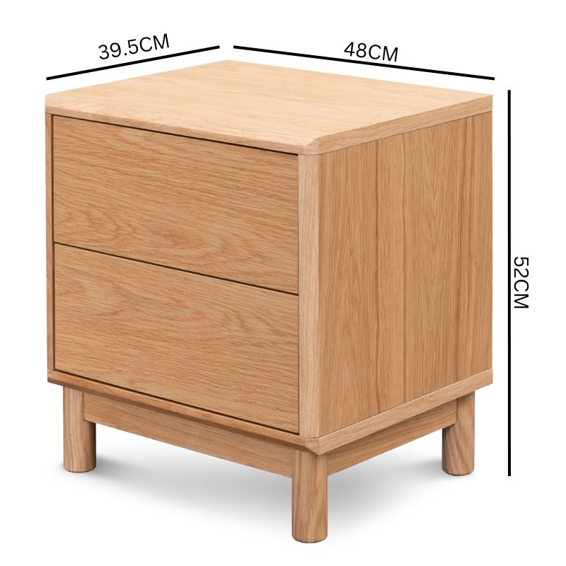 Elanor Bedside Table - Natural Oak