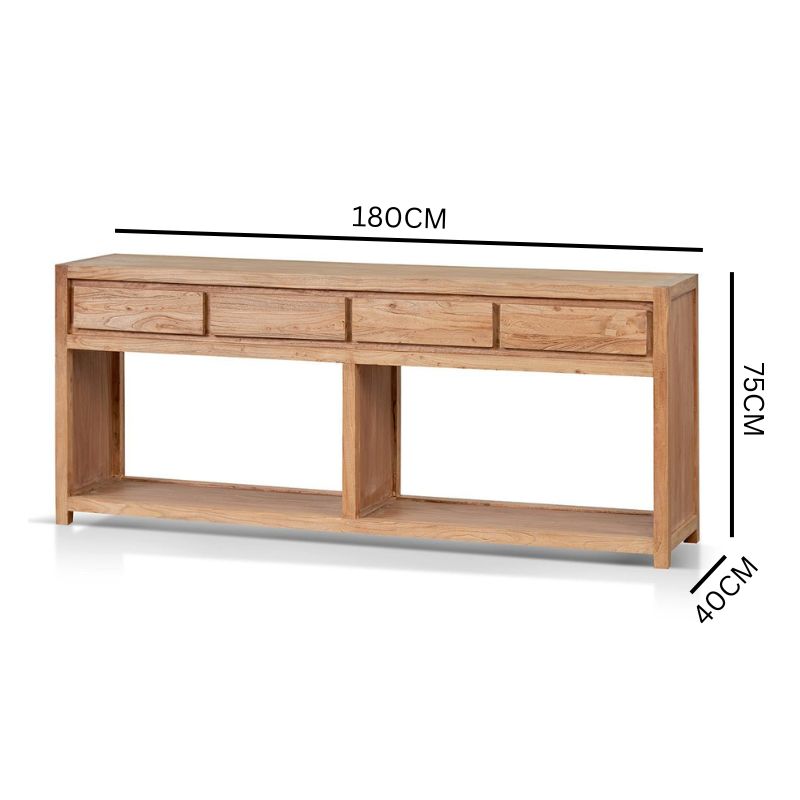 Jiro Reclaimed Console Table - Natural