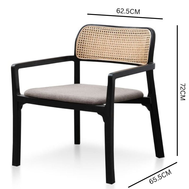 Madeline Armchair - Caramel Grey