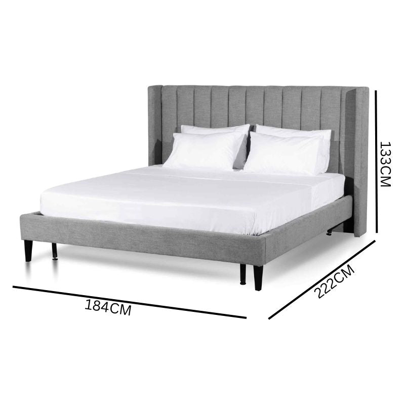 Mark Queen Bed Frame - Grey