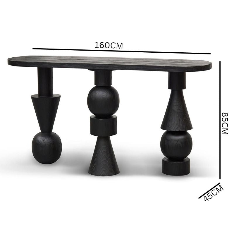 Matteo Console Table - Full Black