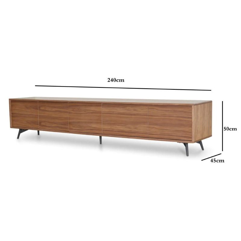 Nelson Wooden TV Stand - Walnut