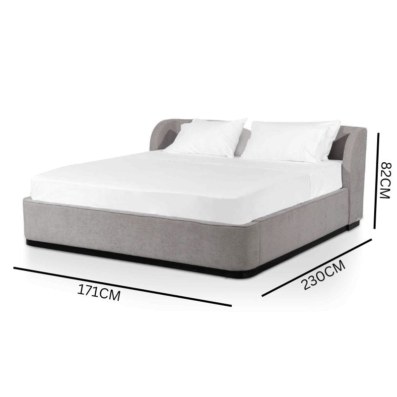 Owen Queen Bed Frame - Oyster Beige
