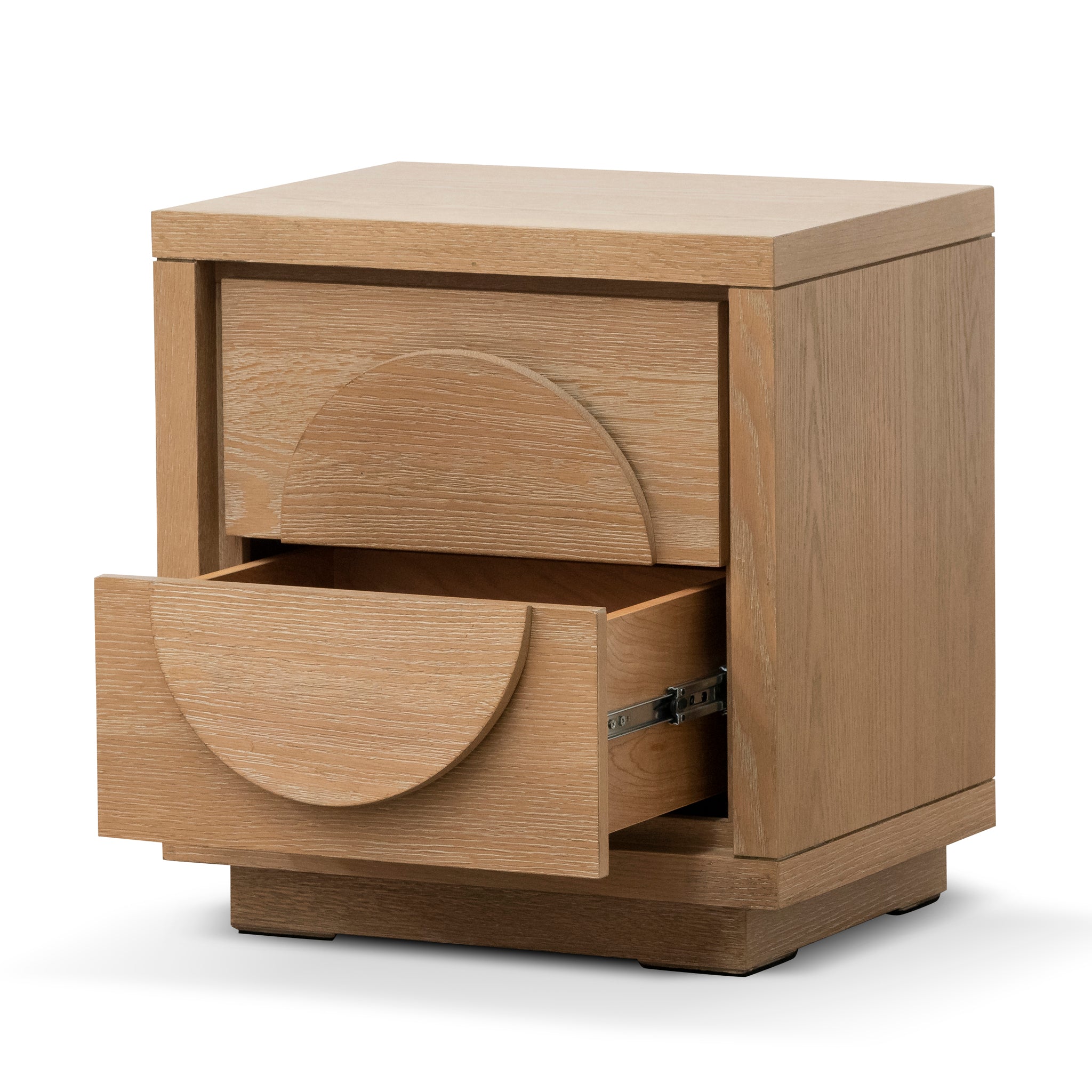 Amiyah Bedside Table - Dusty Oak