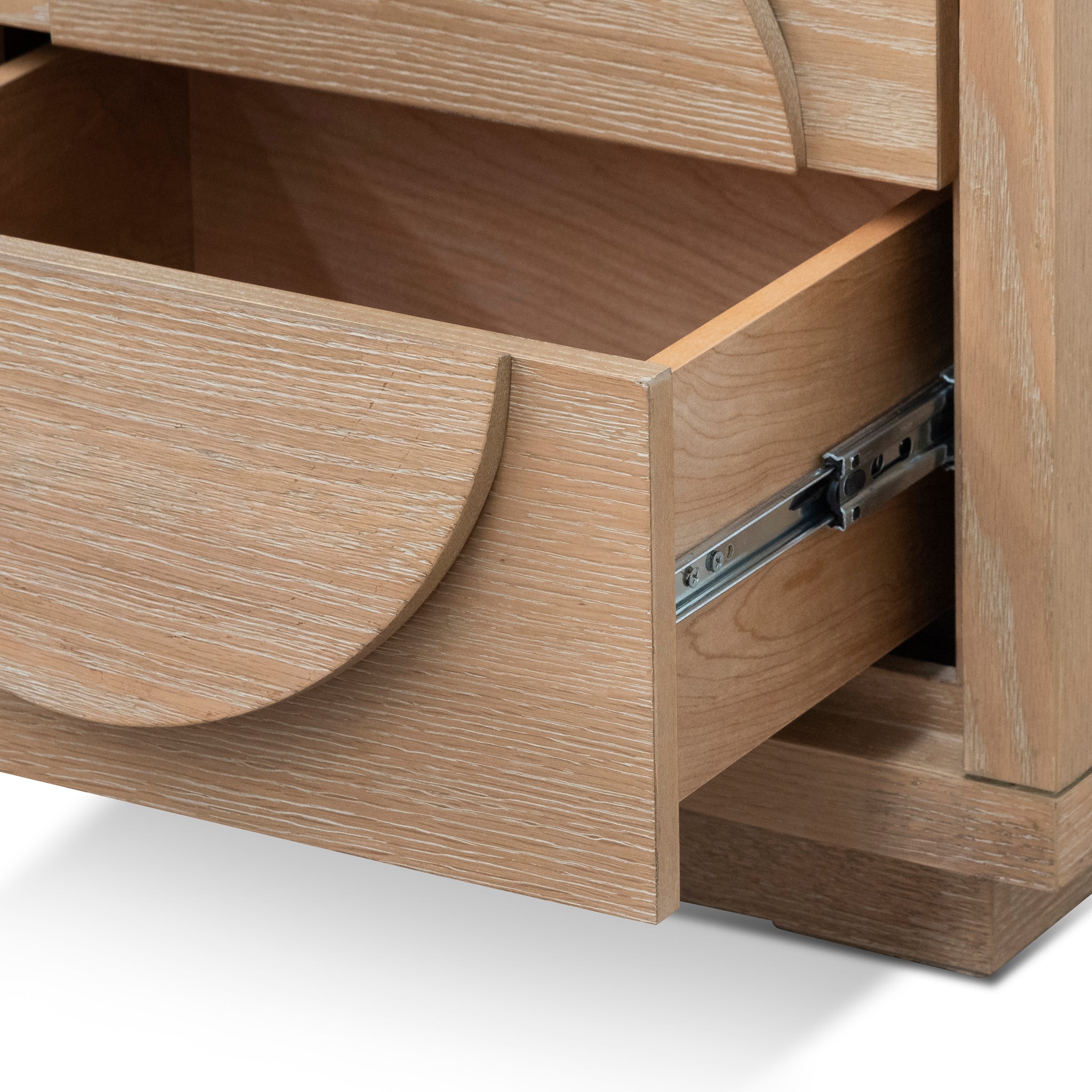 Amiyah Bedside Table - Dusty Oak