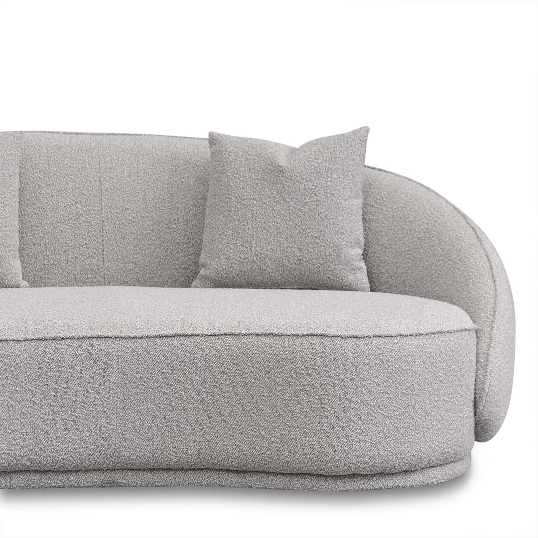 Jacob 4S Sofa - Ash Grey Boucle
