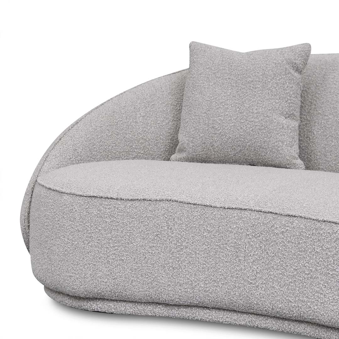 Jacob 4S Sofa - Ash Grey Boucle