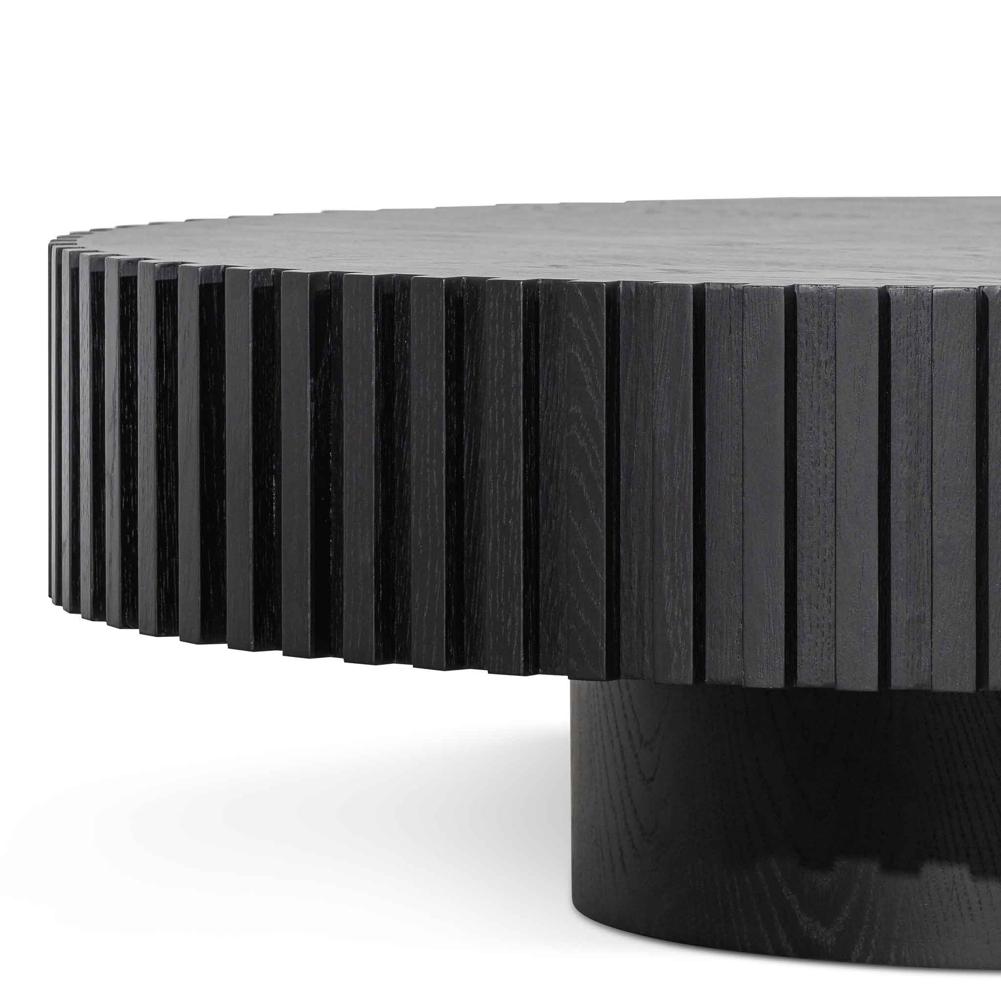 Adrian Oak Round Coffee Table - Coffee Table