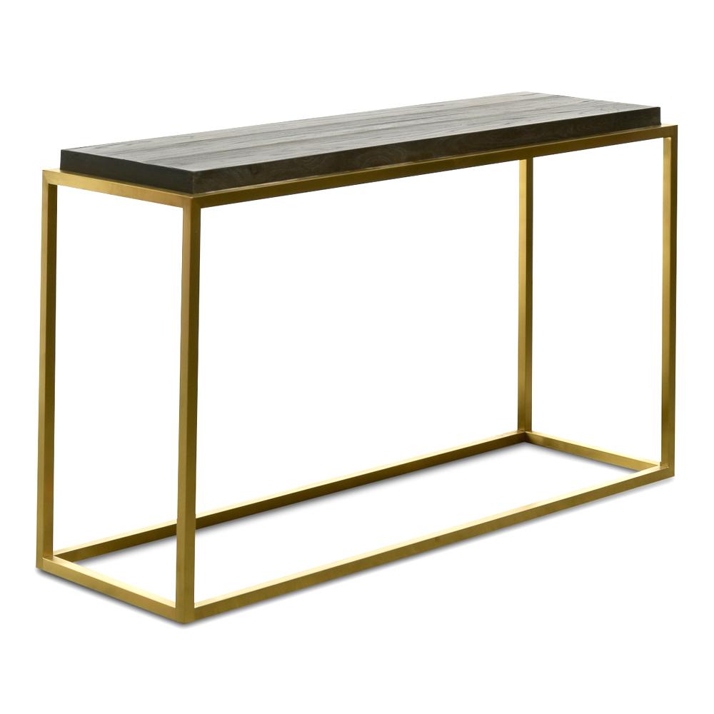 Alexander Console Table - Black & Gold - Console