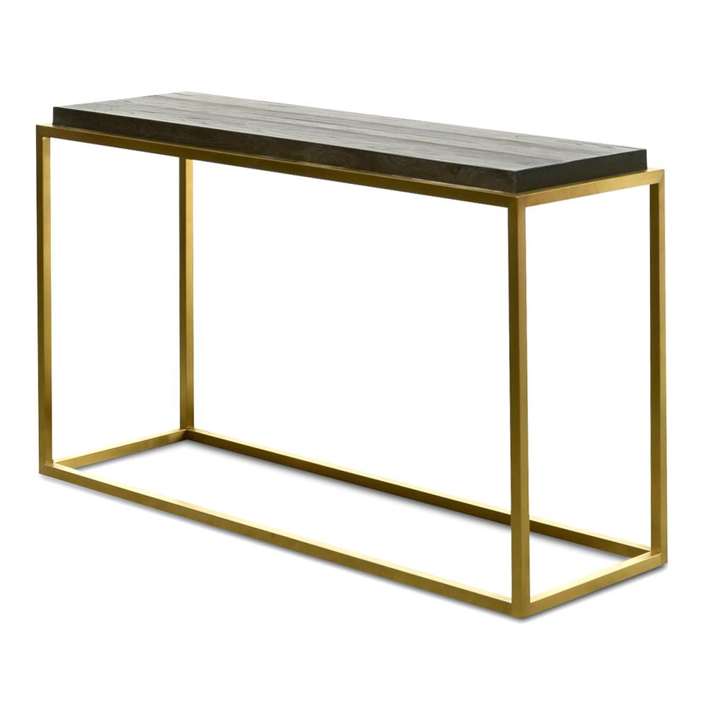 Alexander Console Table - Black & Gold - Console