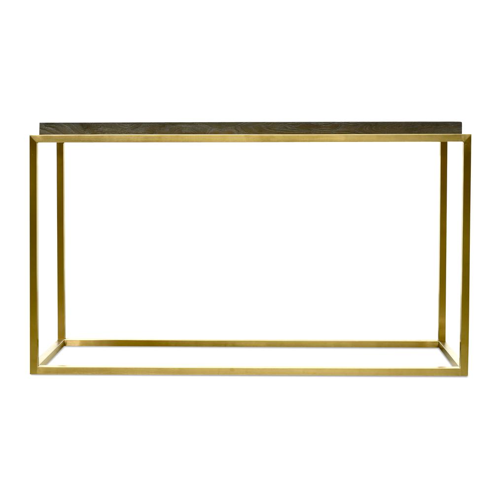 Alexander Console Table - Black & Gold - Console