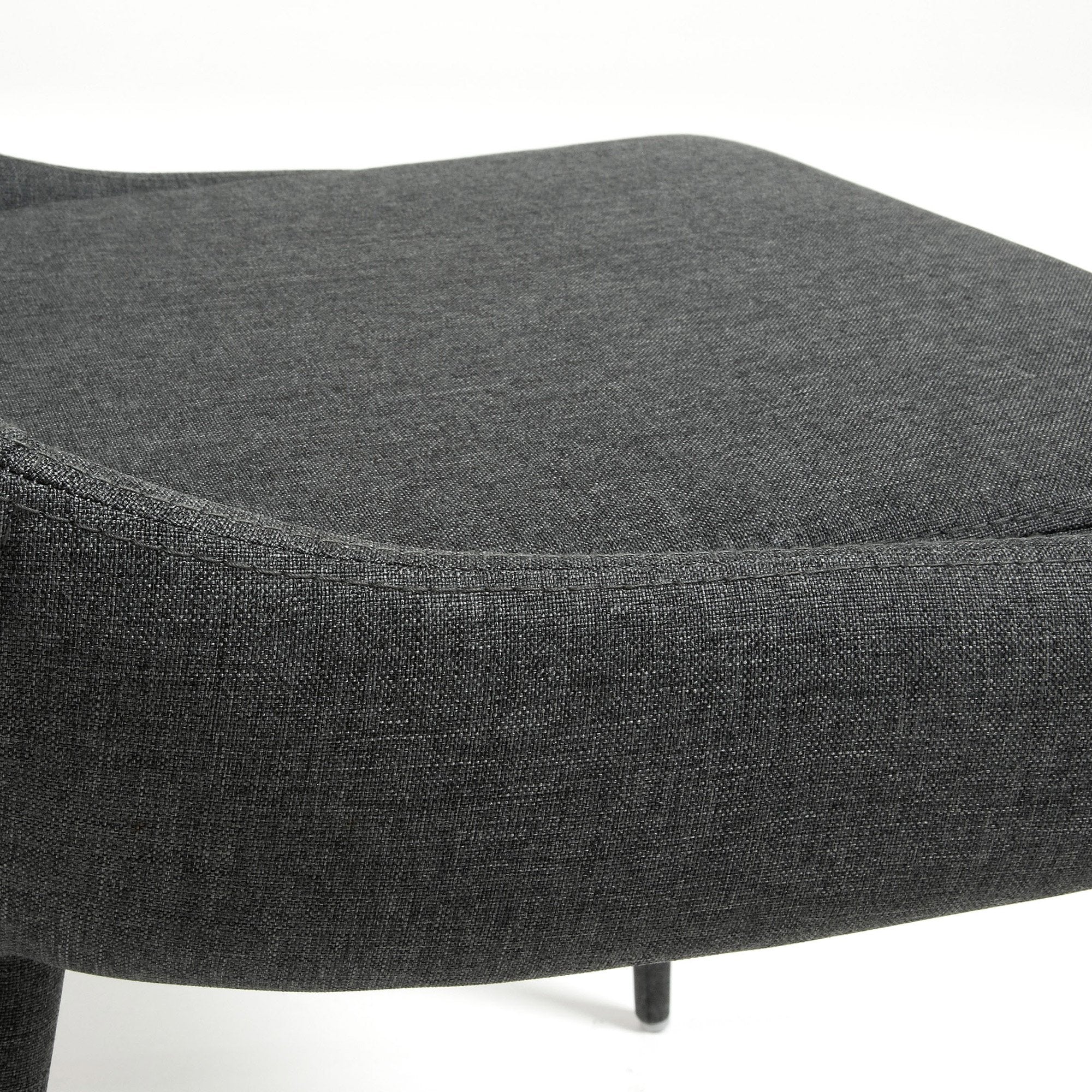 Amina Fabric Dining Chair - Dark Grey - Dining Chairs
