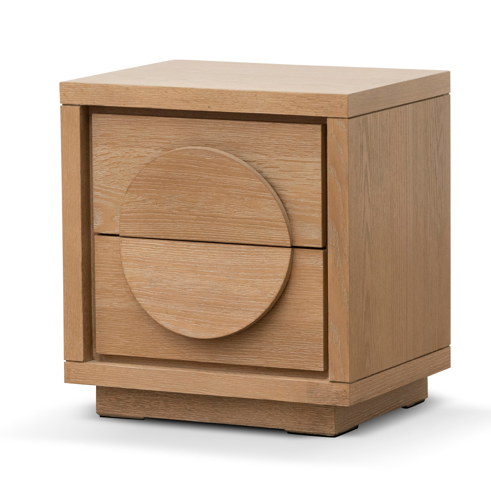Amiyah Bedside Table - Dusty Oak - Bedside Tables