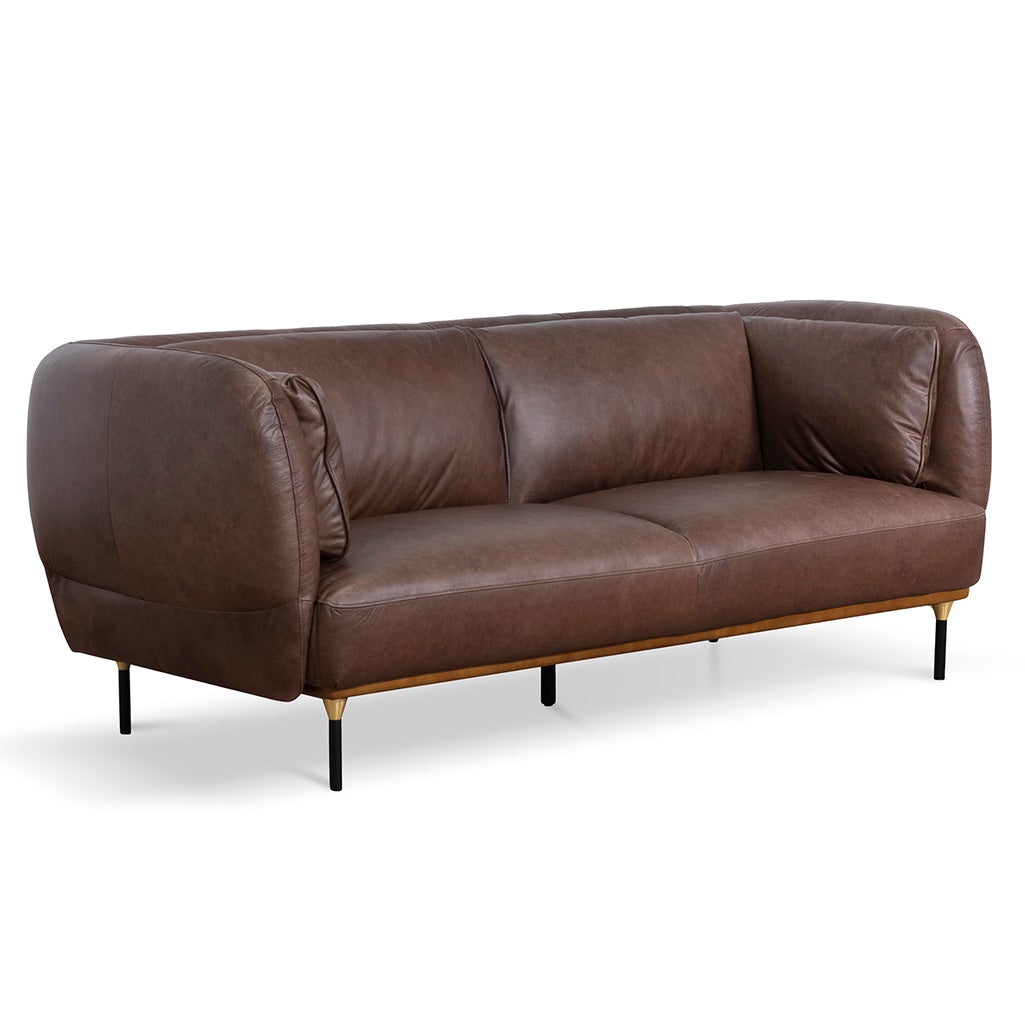 Arthur 3S Sofa - Dark Brown - Sofas