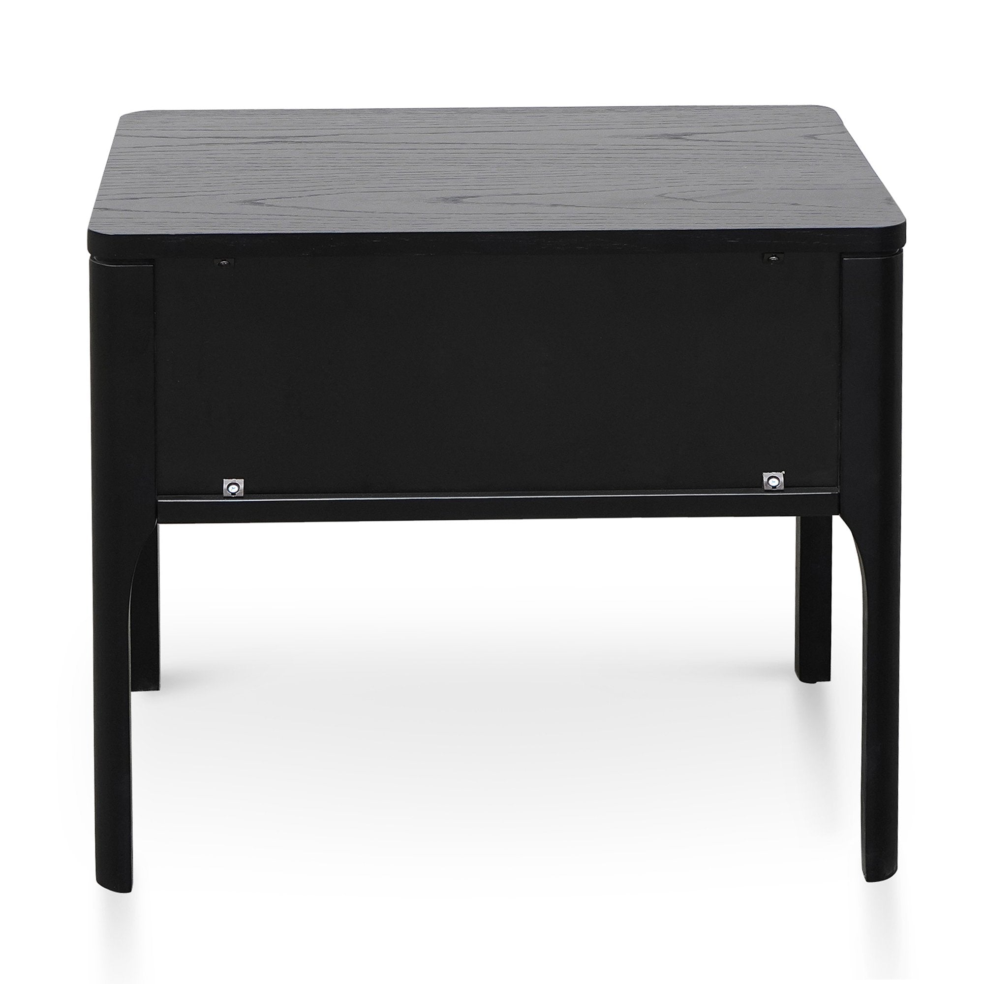 Aspen Wooden Bedside Table - Black - Bedside Tables